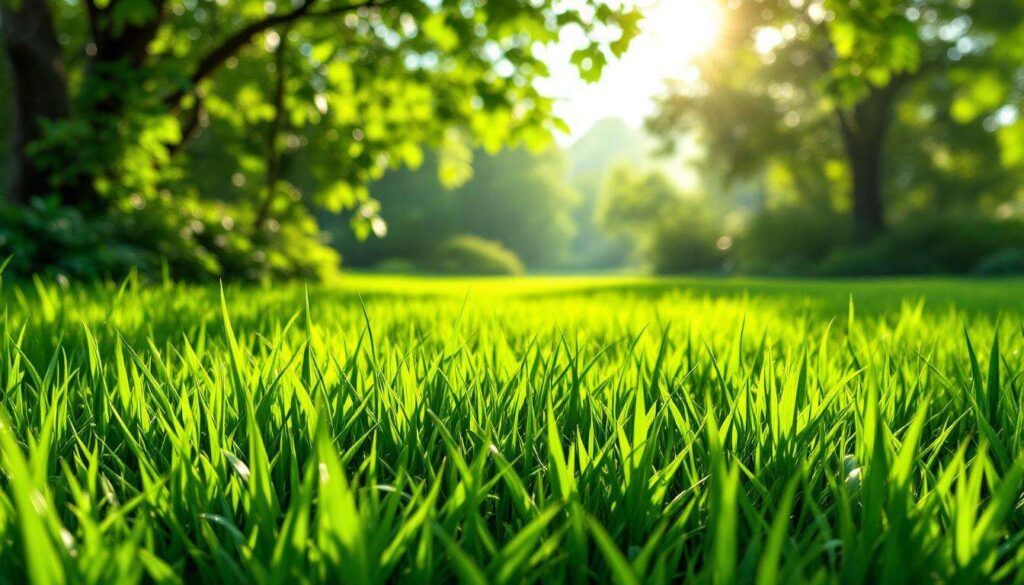 So gelingt dichter Rasen im Schatten: Diese Samenmischung macht den Unterschied
