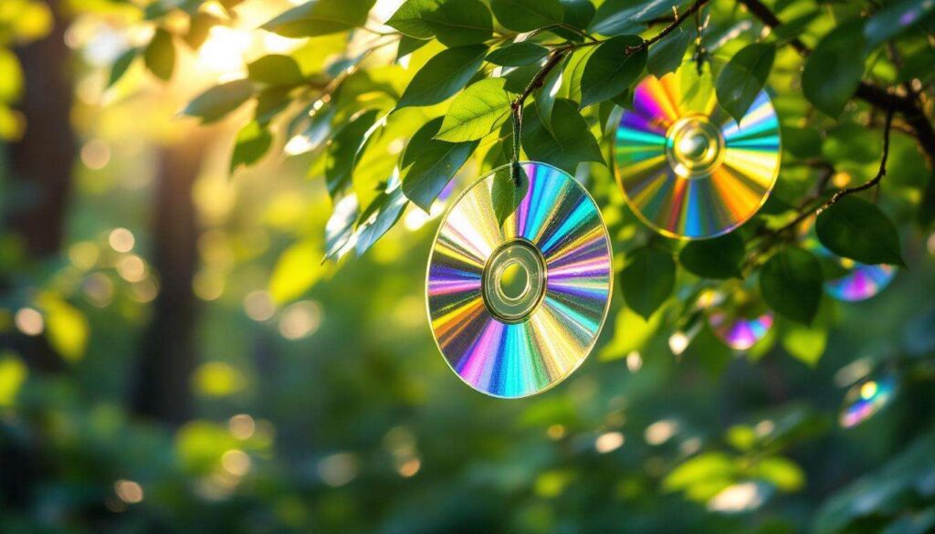 CDs in Bäumen aufhängen: Warum jetzt alle diesen Trick anwenden